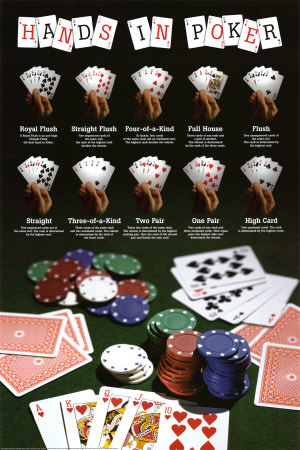 Hands In Poker Poster Hands In Poker Poster