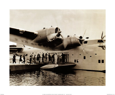 Clipper Flying Boat Print Clipper Flying Boat Print