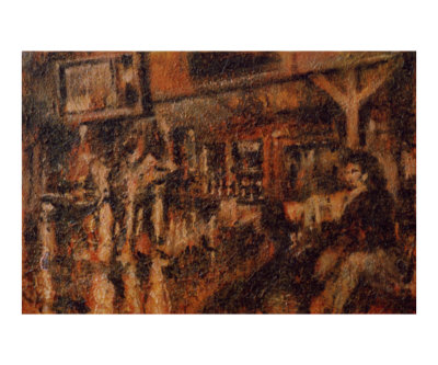 Chicago Bar Giclee Print Chicago Bar Giclee Print