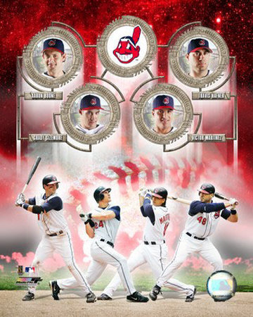 2006 - Indians Big 4 Hitters Photograph 2006 - Indians Big 4 Hitters Photograph
