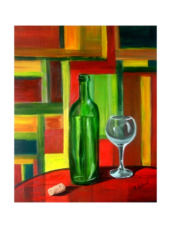 The Bottle is Empty Giclee Print The Bottle is Empty Giclee Print