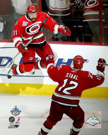 Justin Williams 2006 Stanley Cup Photograph Justin Williams 2006 Stanley Cup Photograph