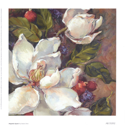 Magnolia Square I Print Magnolia Square I Print
