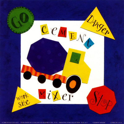 Cement Mixer Print Cement Mixer Print