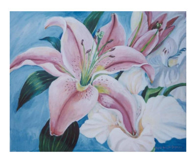 Single Lily Giclee Print Single Lily Giclee Print
