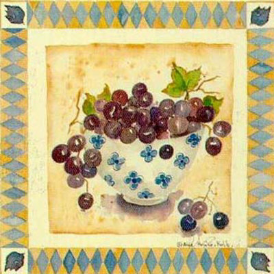 Blue Grapes Print Blue Grapes Print