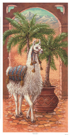 White Llama I Print White Llama I Print