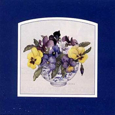 Mixed Pansies Print Mixed Pansies Print