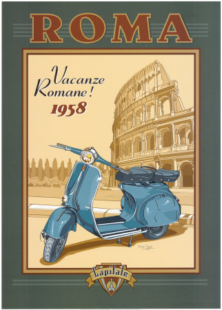 Roma Scooter Print Roma Scooter Print