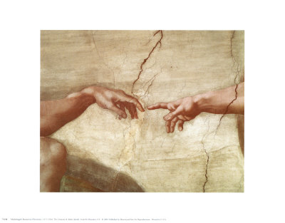 The Creation of Adam c1510 (detail)