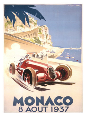 Monaco, 1937 Giclee Print Monaco, 1937 Giclee Print
