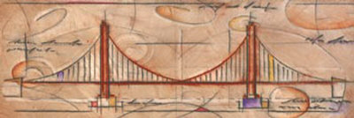 Modern Bridge I Print Modern Bridge I Print
