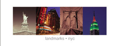 Landmarks, New York City Print Landmarks, New York City Print