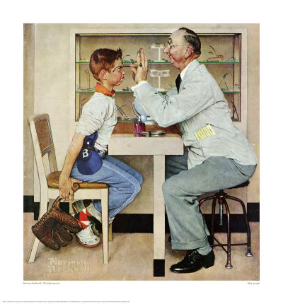 Optometrist Giclee Print Optometrist Giclee Print