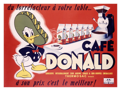 Cafe Donald Giclee Print Cafe Donald Giclee Print