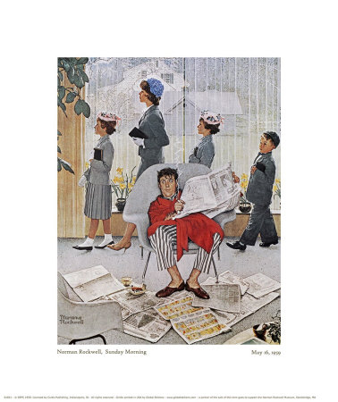 Sunday Morning Giclee Print Sunday Morning Giclee Print