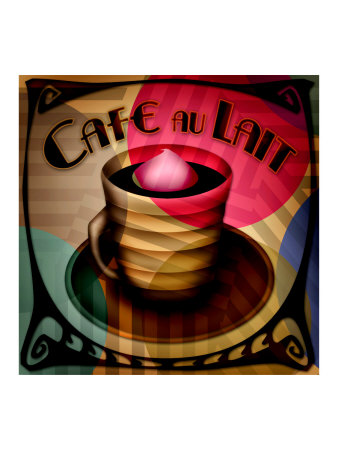 Cafe au Lait Giclee Print Cafe au Lait Giclee Print