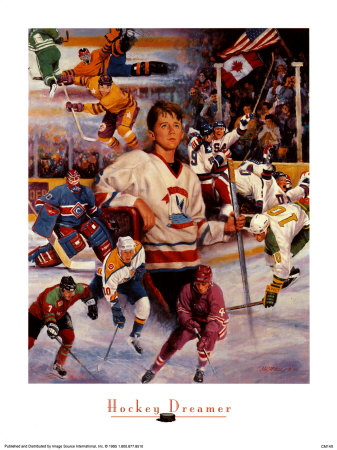 Hockey Dreamer Print Hockey Dreamer Print