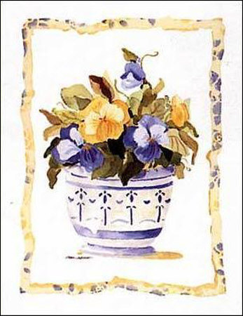 Flower Tapestry I Print Flower Tapestry I Print