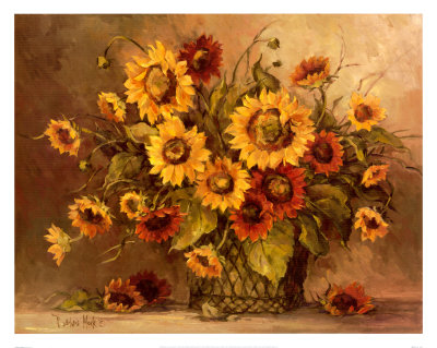 Sunflower Bouquet Print Sunflower Bouquet Print