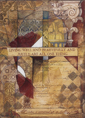 Living Well Print Living Well Print