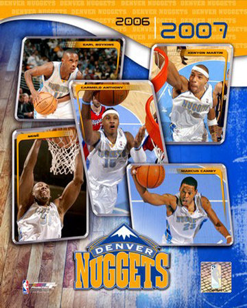 2006 - 2007 Nuggets Team Photograph 2006 - 2007 Nuggets Team Photograph