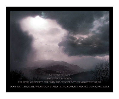 Isaiah 40 Giclee Print Isaiah 40 Giclee Print
