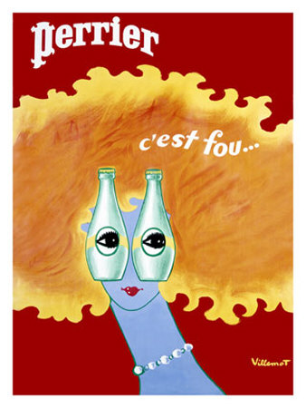 Perrier Mineral Water Giclee Print Perrier Mineral Water Giclee Print