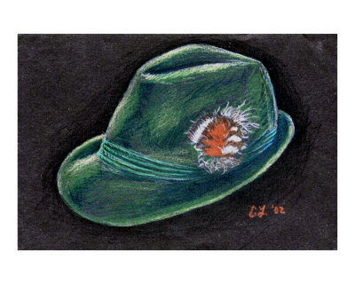 Austrian Hat Giclee Print Austrian Hat Giclee Print
