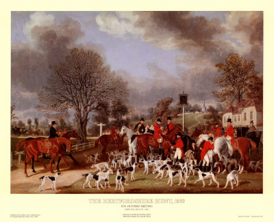 Fox Hunter's Meeting Print Fox Hunter's Meeting Print