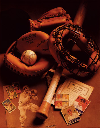 Baseball Print by Michael