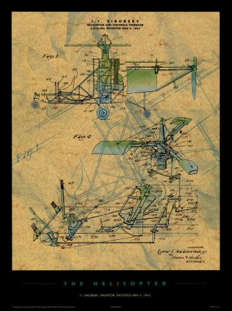 The Helicopter Print The Helicopter Print