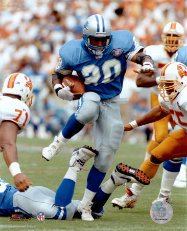 Barry Sanders - Action Photograph Barry Sanders - Action Photograph