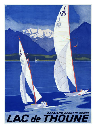 Lac de Thoune Giclee Print Lac de Thoune Giclee Print
