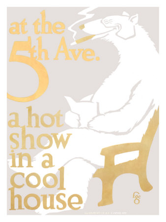 At the 5th Ave. Giclee Print At the 5th Ave. Giclee Print