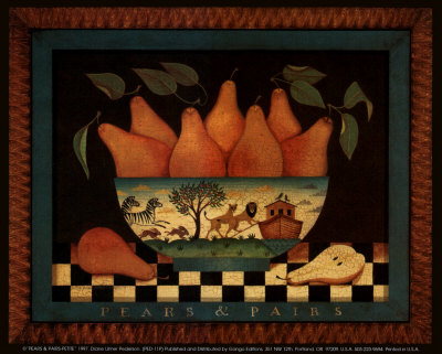 Pears and Pairs Print Pears and Pairs Print