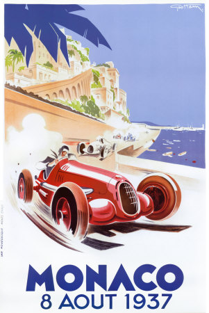  Monaco, 1937 Print. zoom. view in room