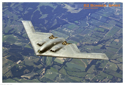 Airplane B2 Bomber Spirit Giclee Print Airplane B2 Bomber Spirit Giclee Print