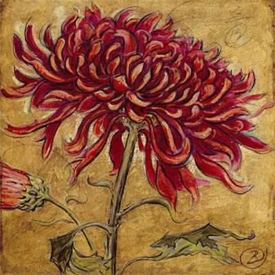 Golden Muse Mum Print Golden Muse Mum Print