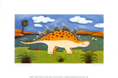 "Steggy the Stegosaurus" Print
