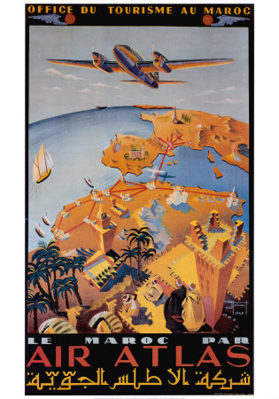 Le Maroc Par Air Atlas Print Le Maroc Par Air Atlas Print