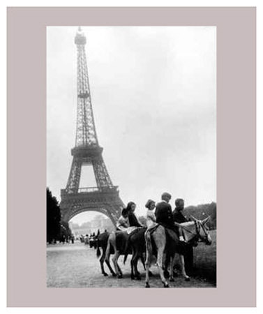 The Eiffel Tower, 1960's Print The Eiffel Tower, 1960's Print