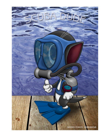 Scuba Dude Photographic Print Scuba Dude Photographic Print