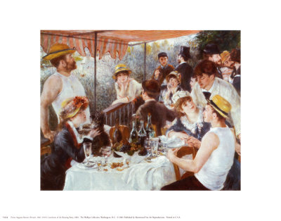 The Luncheon of the Boating Party, c.1881 Print The Luncheon of the Boating Party, c.1881 Print