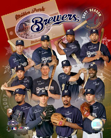 2007 Milwaukee Brewers Team Photograph 2007 Milwaukee Brewers Team Photograph