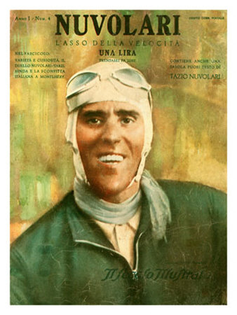 Nuvolari Giclee Print Nuvolari Giclee Print
