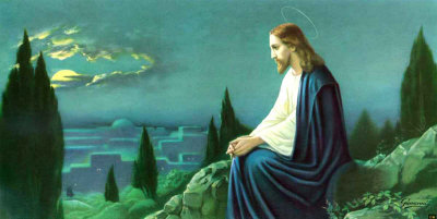 Christus am Olberg Print Christus am Olberg Print