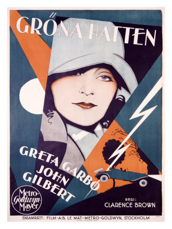 Greta Garbo in Grona Hatten Giclee Print Greta Garbo in Grona Hatten Giclee Print