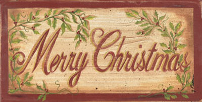 Merry Christmas Print Merry Christmas Print