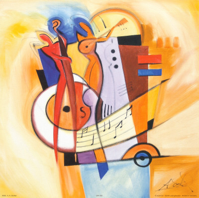 "Jazz on the Square" Print